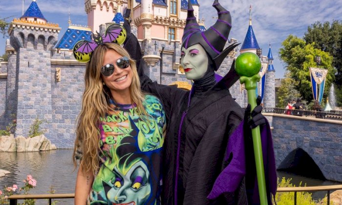 Heidi Klum Kicks Off Spooky Season at Disneyland, Talks Being the Queen of Halloween