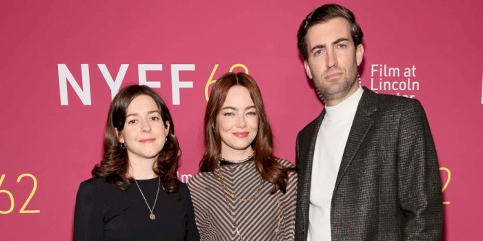 Emma Stone & Husband Dave McCary Attend Premiere of Their New Movie &apos;A Real Pain&apos; at NY Film Festival